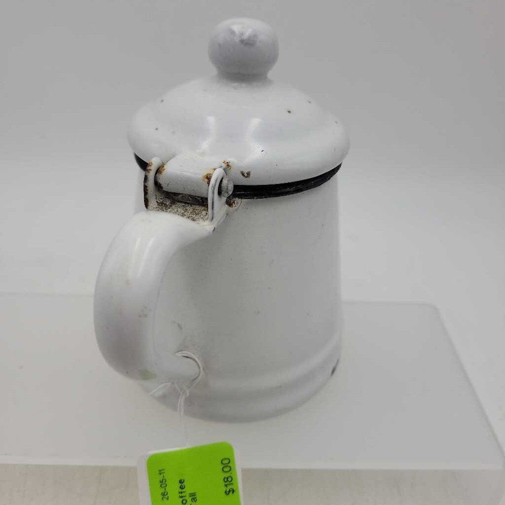 Enamel Ware Mini Coffee Pot (JL)