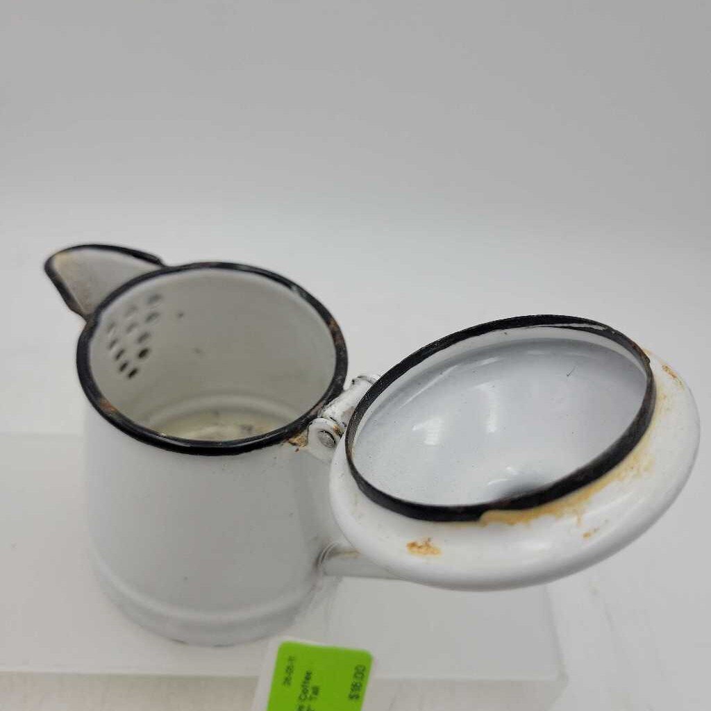 Enamel Ware Mini Coffee Pot (JL)