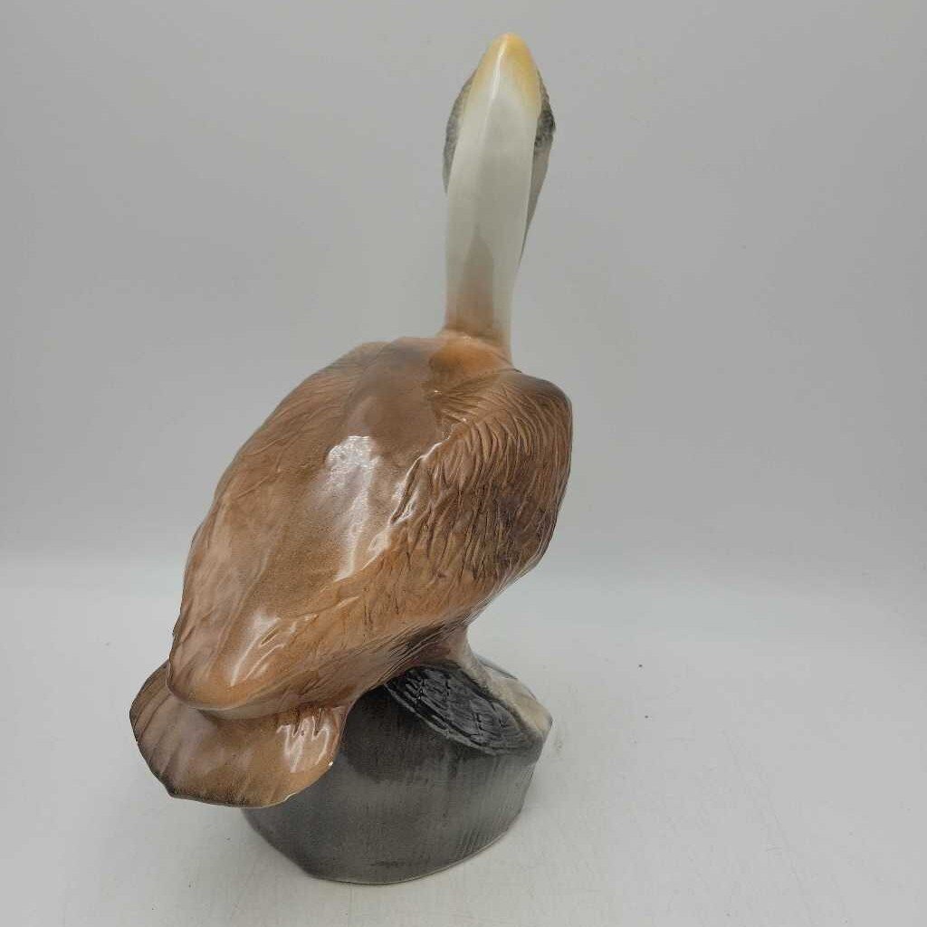 Vintage 12"T Hand-Crafted Pelican Figurine (As-is) (SAL)