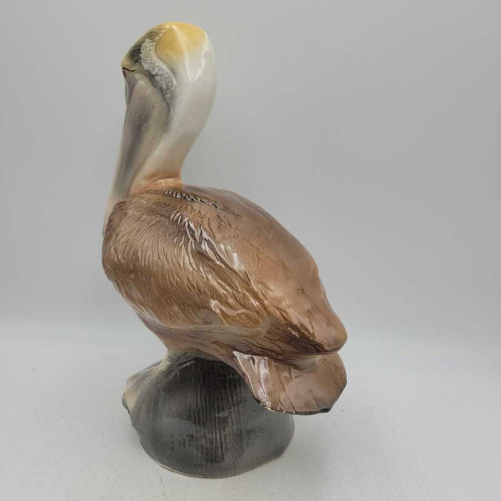 Vintage 12"T Hand-Crafted Pelican Figurine (As-is) (SAL)