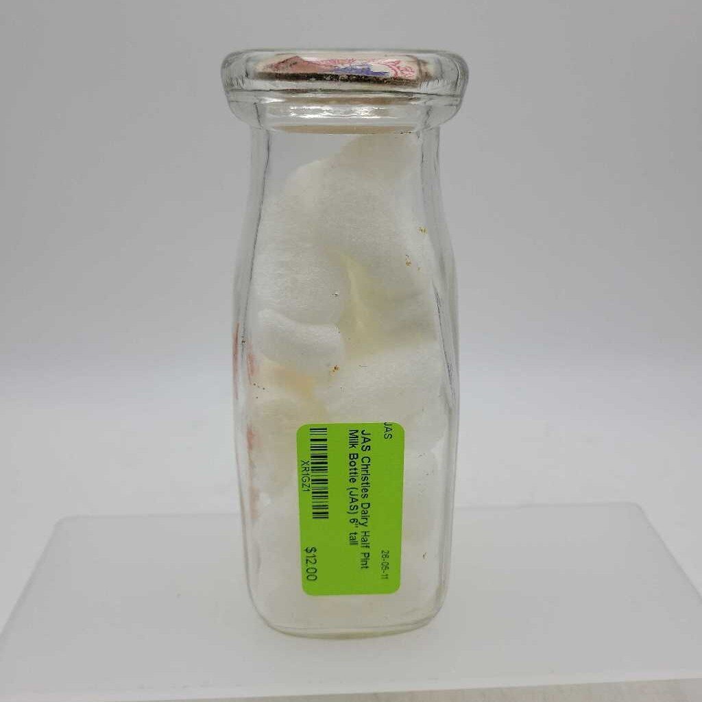 Christies Dairy Half Pint Milk Bottle (JAS)