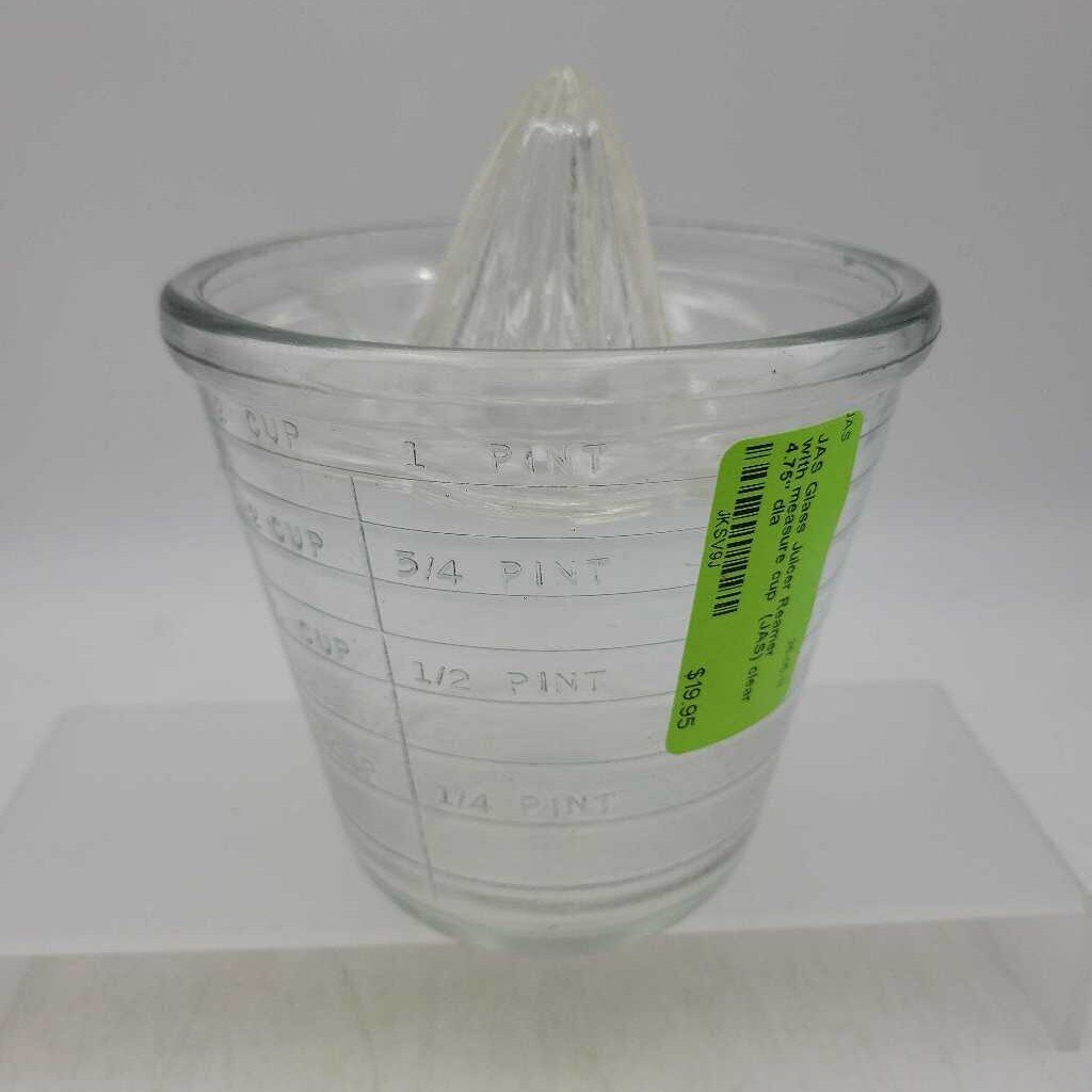 Glass Juicer Reamer with measure cup (JAS)