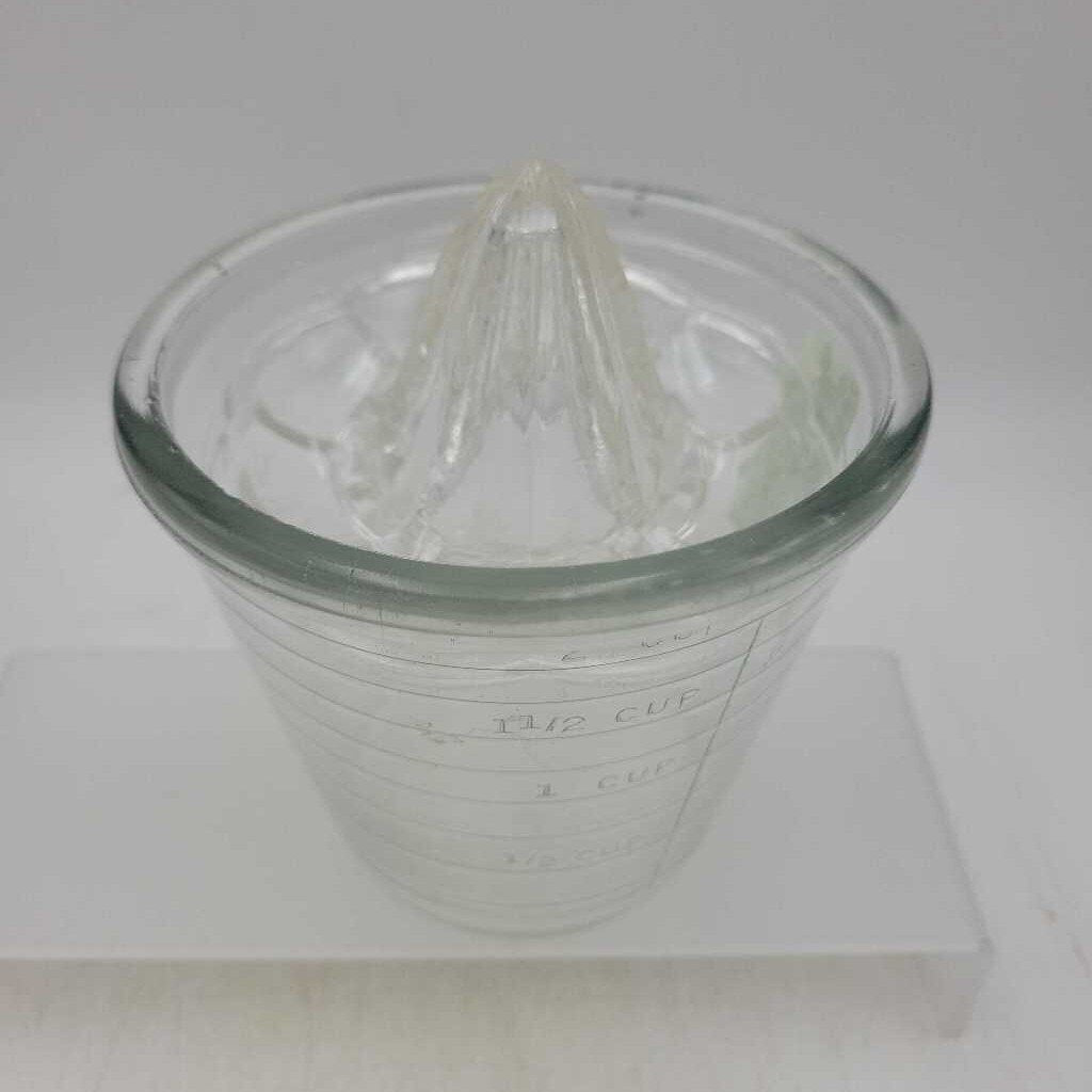 Glass Juicer Reamer with measure cup (JAS)