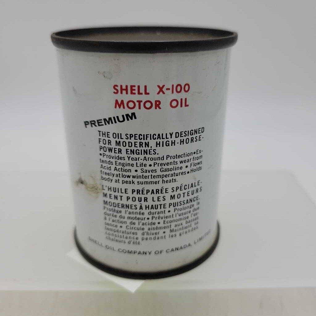 Shell X 100 Motor oil Tin Coin Bank (Jef)