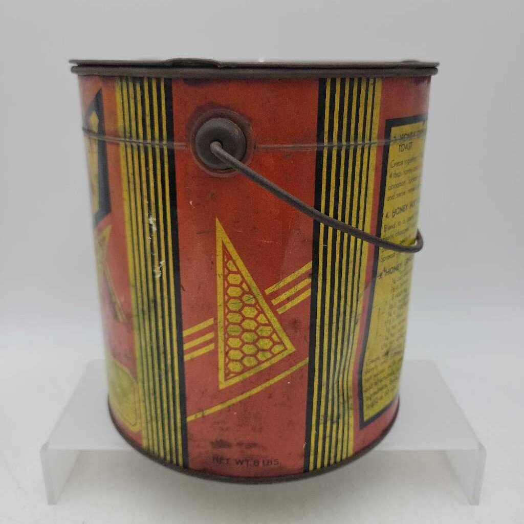 Pure Honey Tin Pail 8 lbs (Jef)