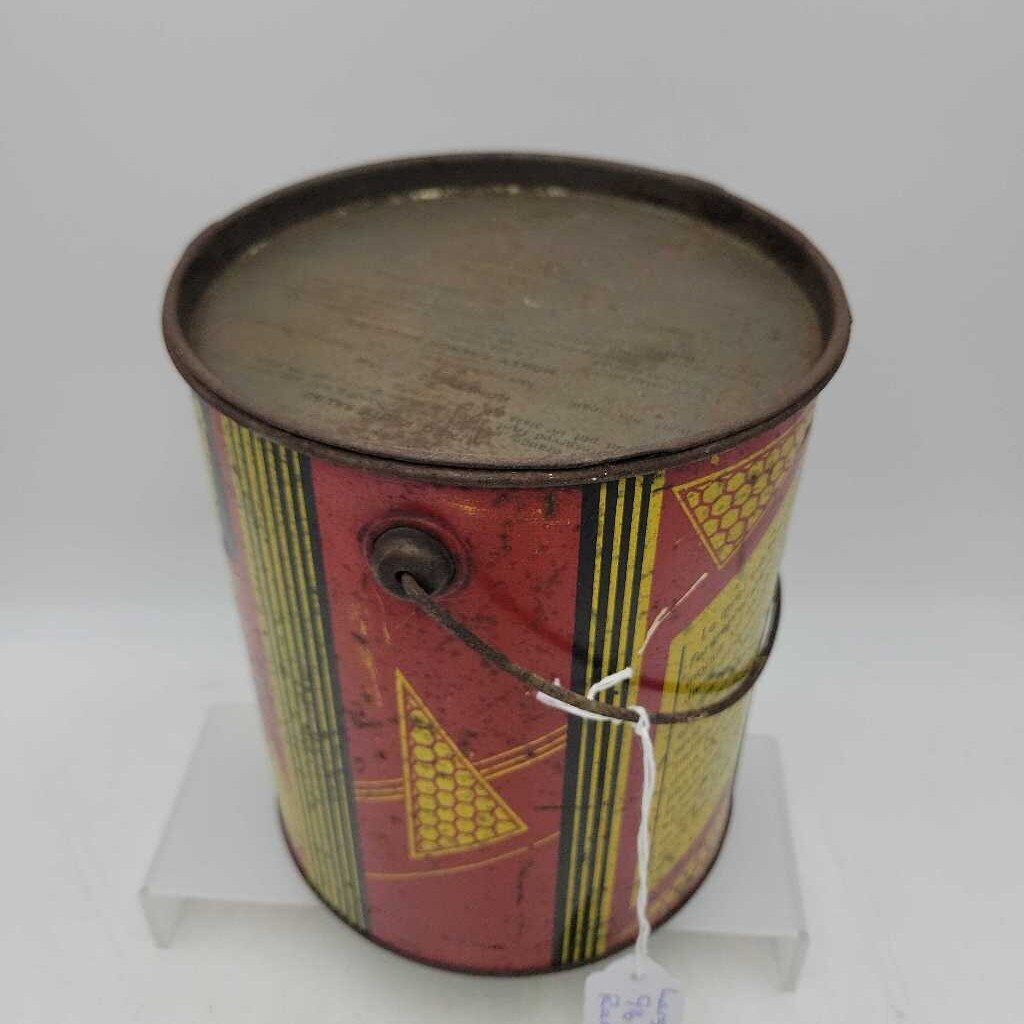 Embro Pure Honey Tin Pail 9 lbs (Jef) Rare