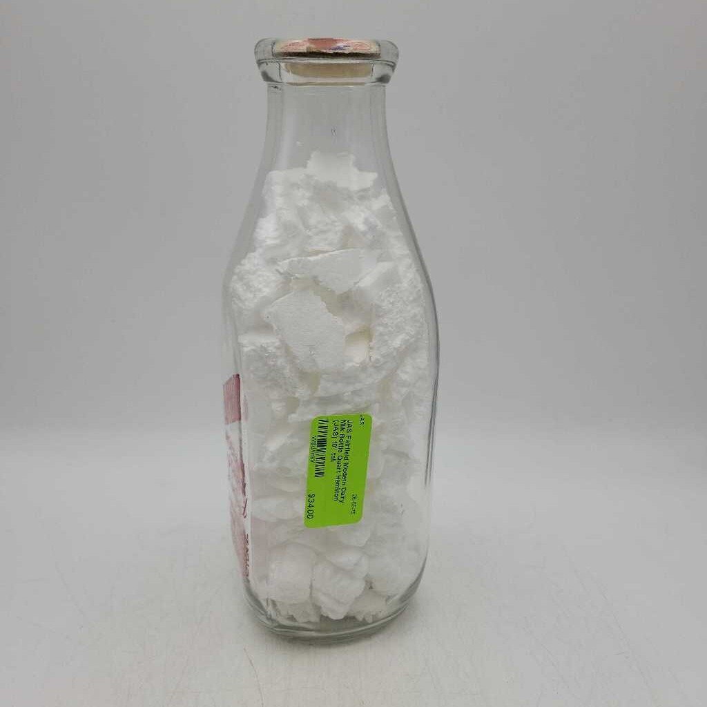 Fairfield Modern Dairy Milk Bottle Quart Hamilton (JAS)