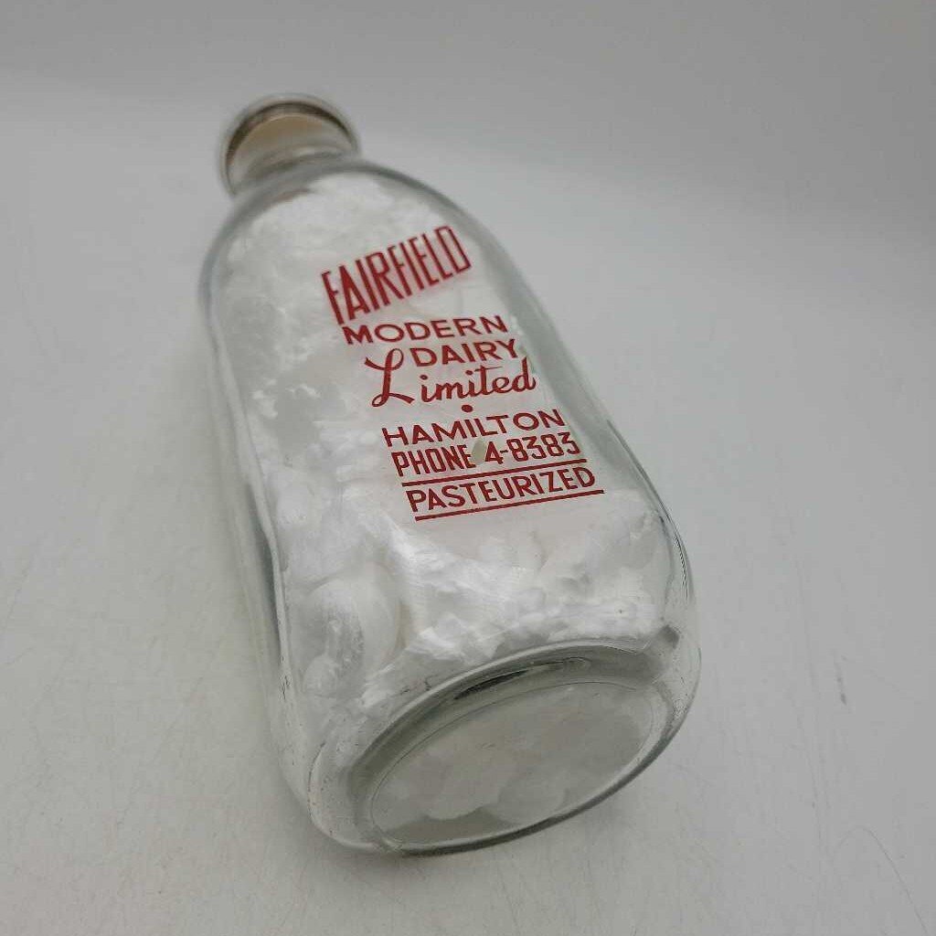 Fairfield Modern Dairy Milk Bottle Quart Hamilton (JAS)