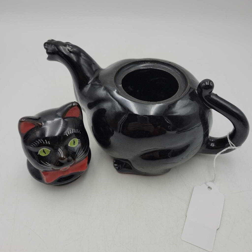 Black Cat Tea Pot (DEB)