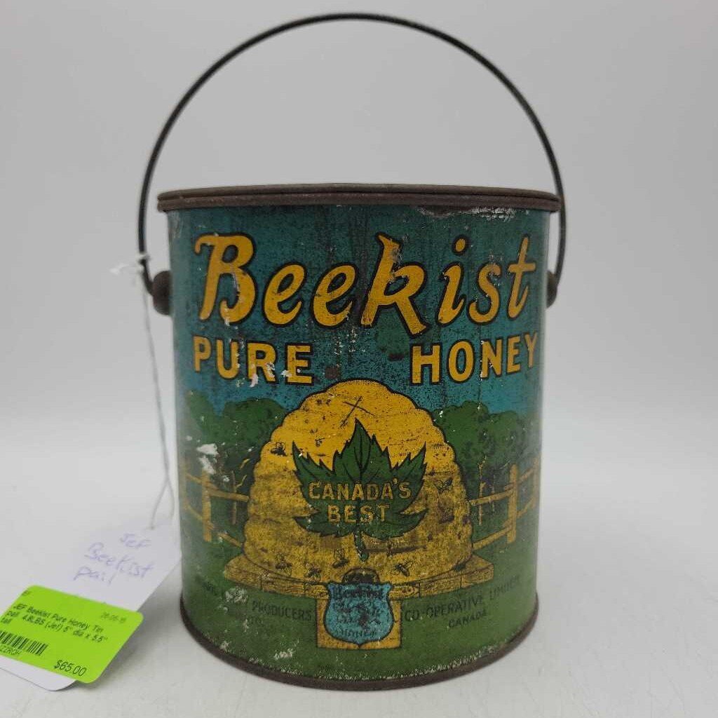 Beekist Pure Honey Tin pail 4.8LBS (Jef)