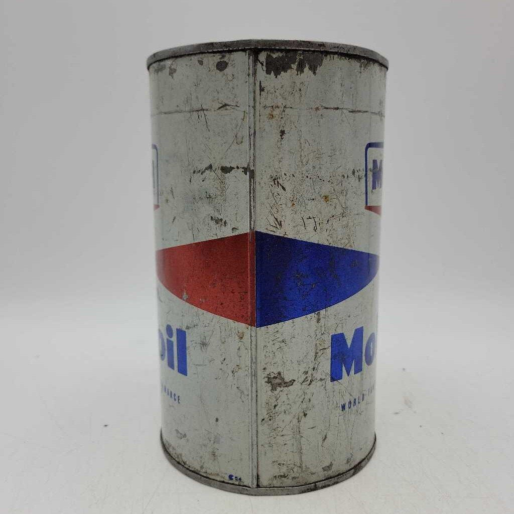 Mobil motor oil Tin Quart Can (Jef)