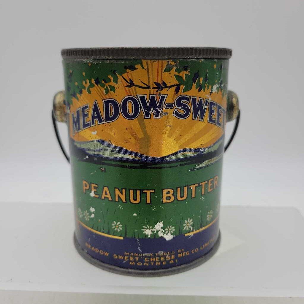 Meadow Sweet Peanut Butter Tin Pail Montreal (JEF)