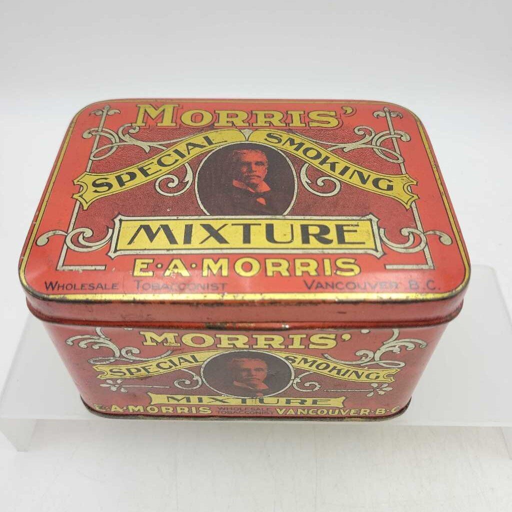 Morris Smoking mixture Tobacco Tin Vancouver (JEF)
