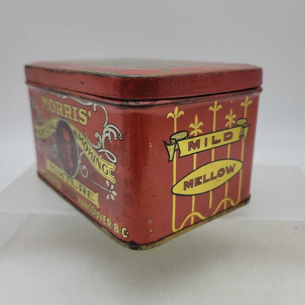 Morris Smoking mixture Tobacco Tin Vancouver (JEF)