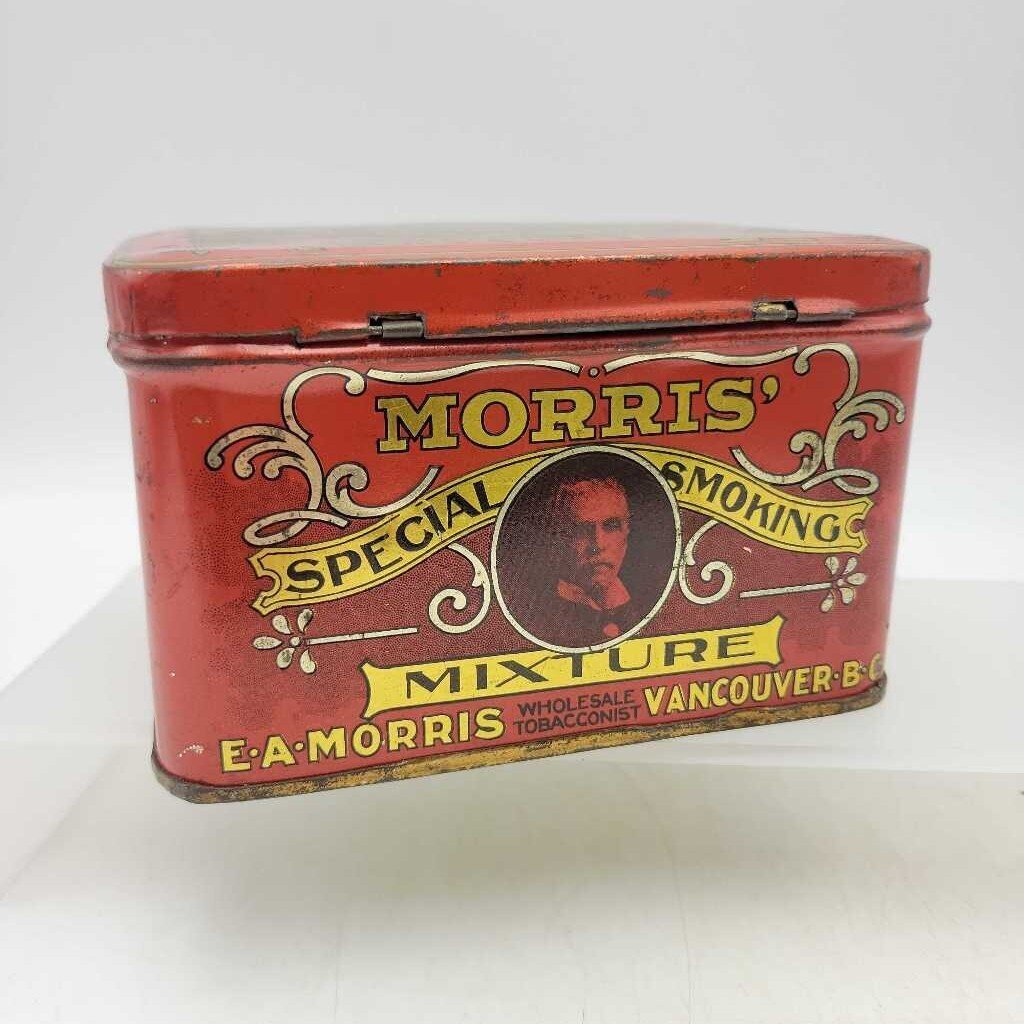 Morris Smoking mixture Tobacco Tin Vancouver (JEF)