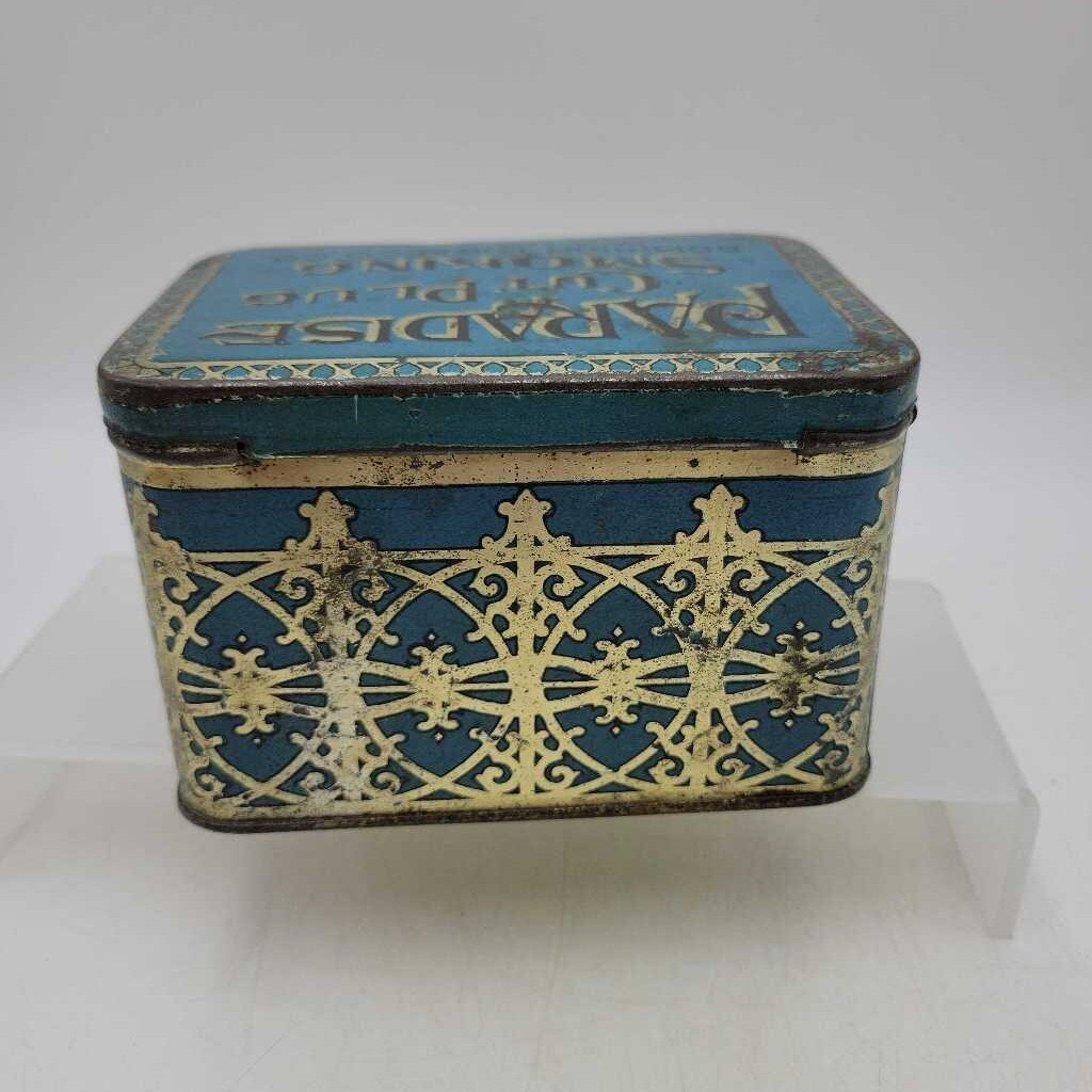 Paradise Cut Plug Tobacco Tin Dominion Tobacco co. Montreal (JEF)