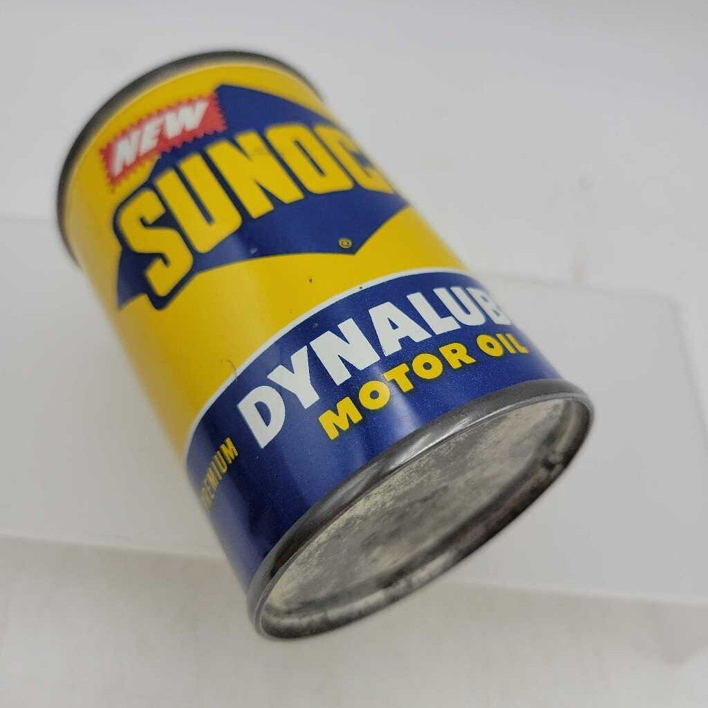 Sunoco Dynalube Motor oil Tin Coin Bank (Jef)