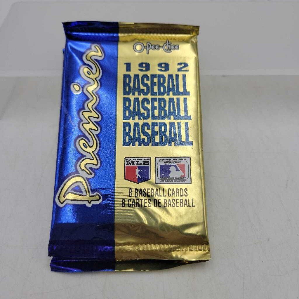 1992 Opee Chee Premier Baseball Cards 3 pk (JAS)