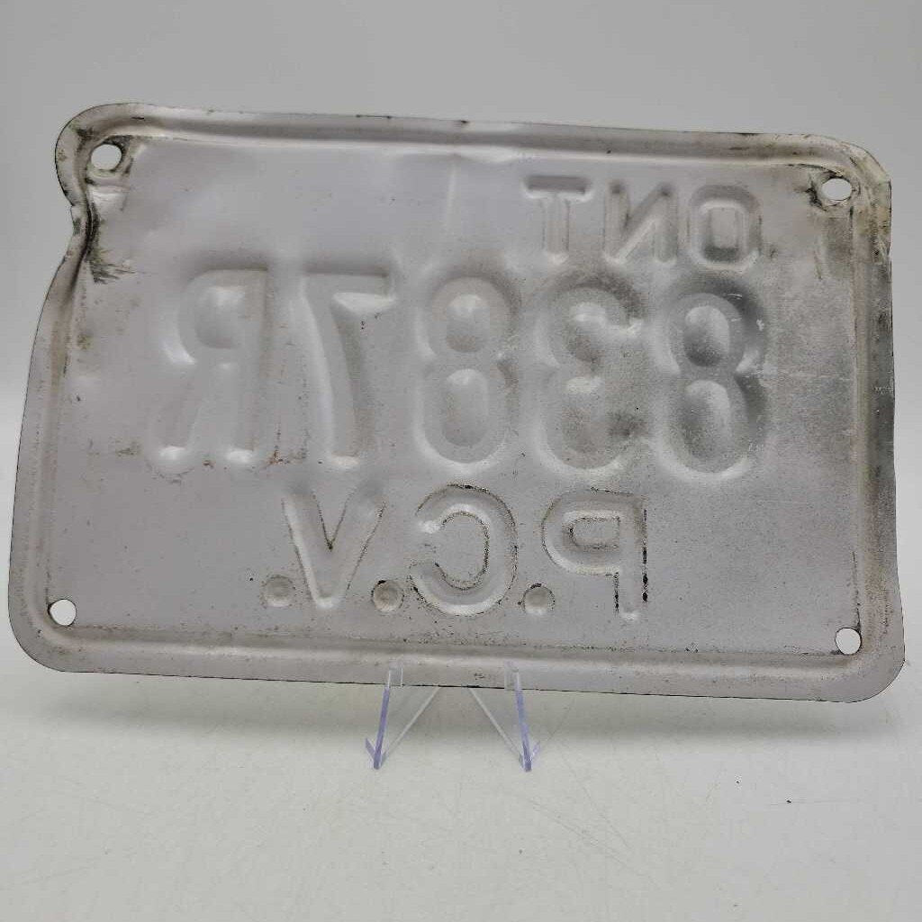PCV Ontario license Plate (BS)