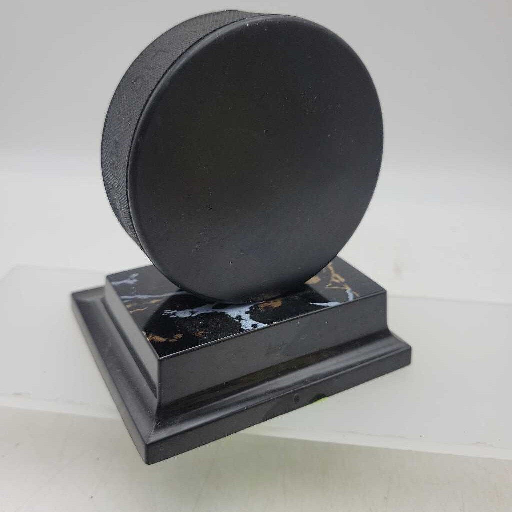 Brantford IceCats Hockey Puck Mounted (JAS)