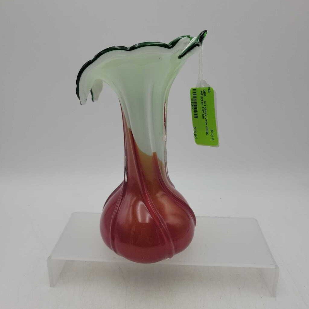 Art Glass vase (DEB)