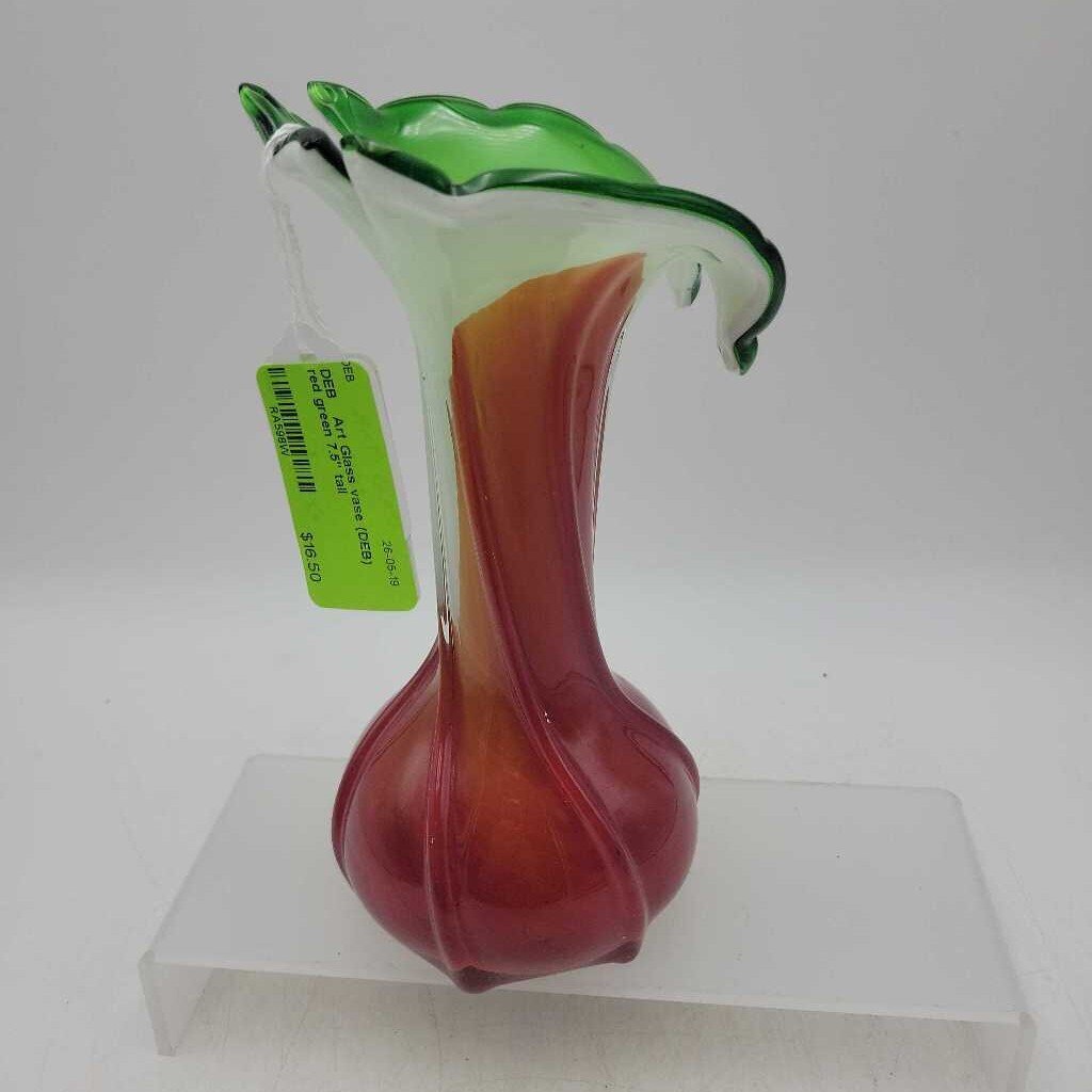 Art Glass vase (DEB)