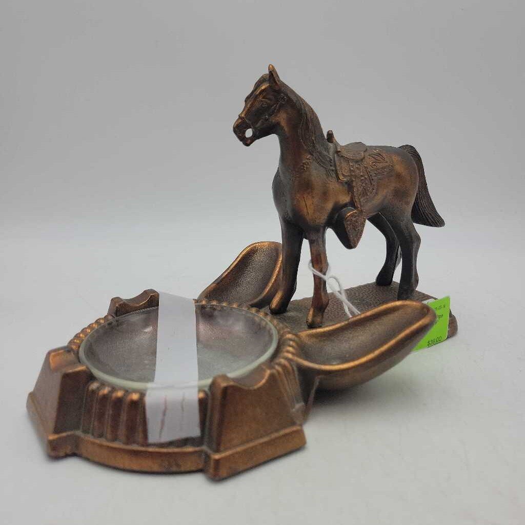 Vintage cast horse Pipe Holder / rest (DMG) 1194