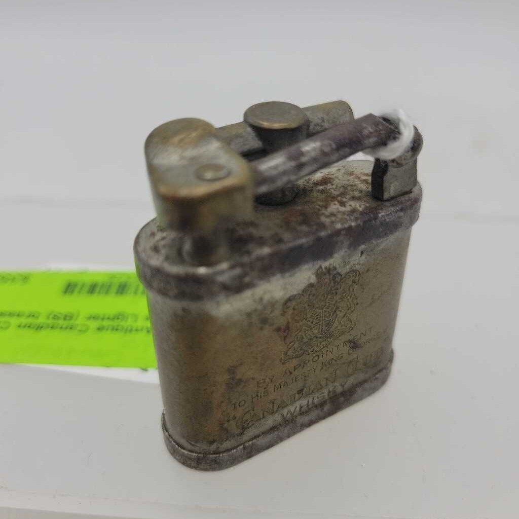 Antique Canadian Club brass Lighter (BS)