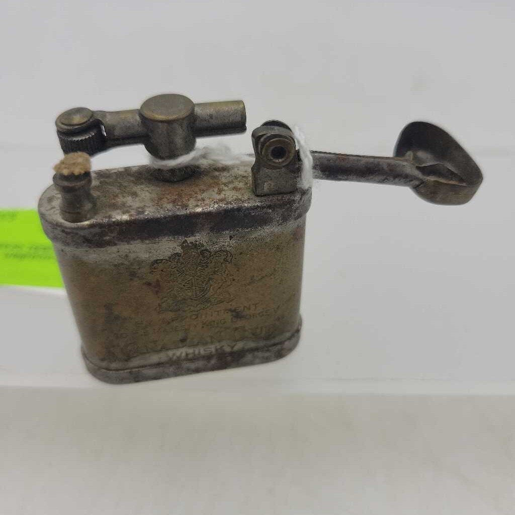 Antique Canadian Club brass Lighter (BS)