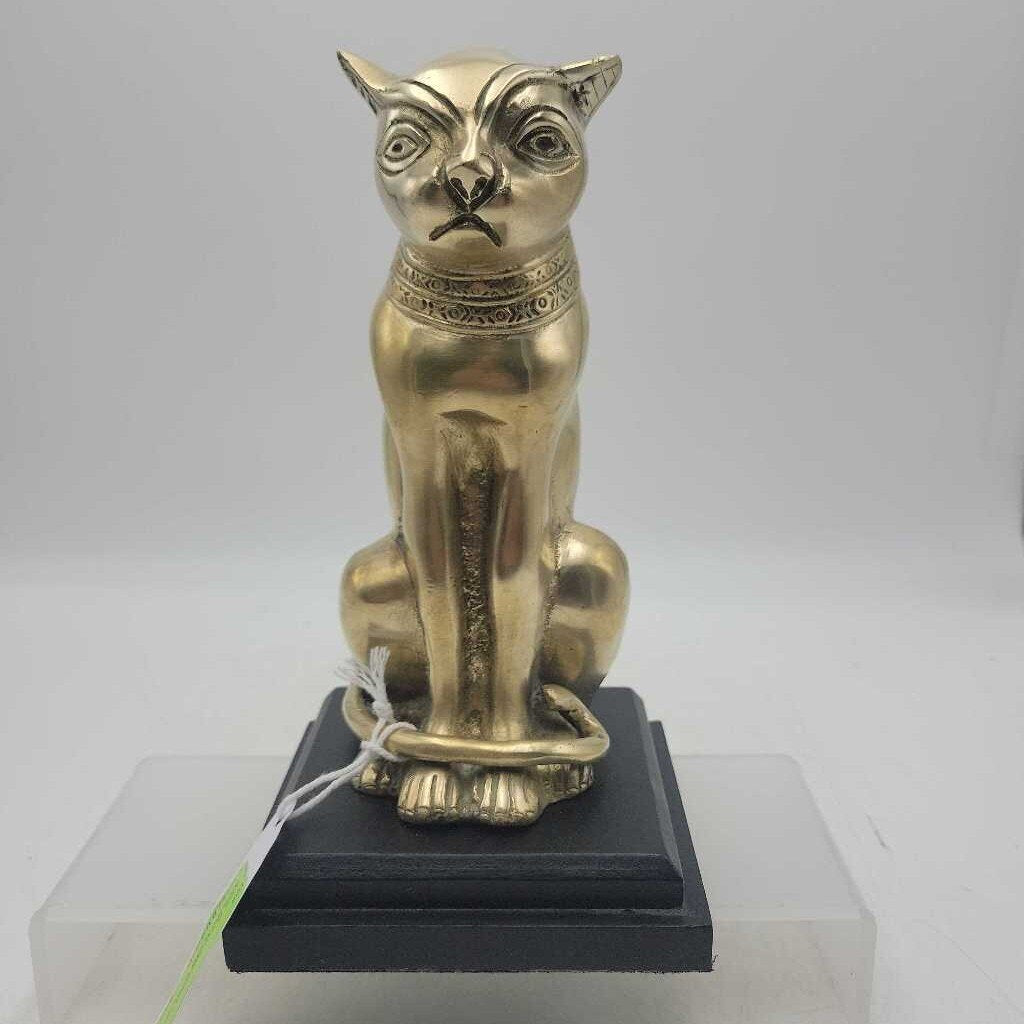 Brass Egyptian Cat Bookend (LOR)
