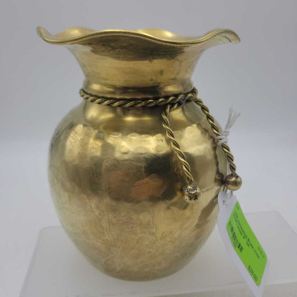 Hammered Brass Vase (LOR)