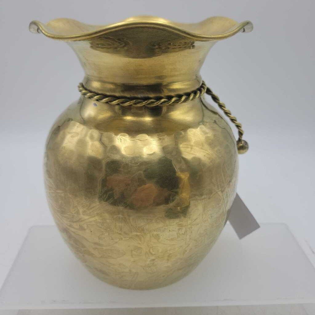Hammered Brass Vase (LOR)
