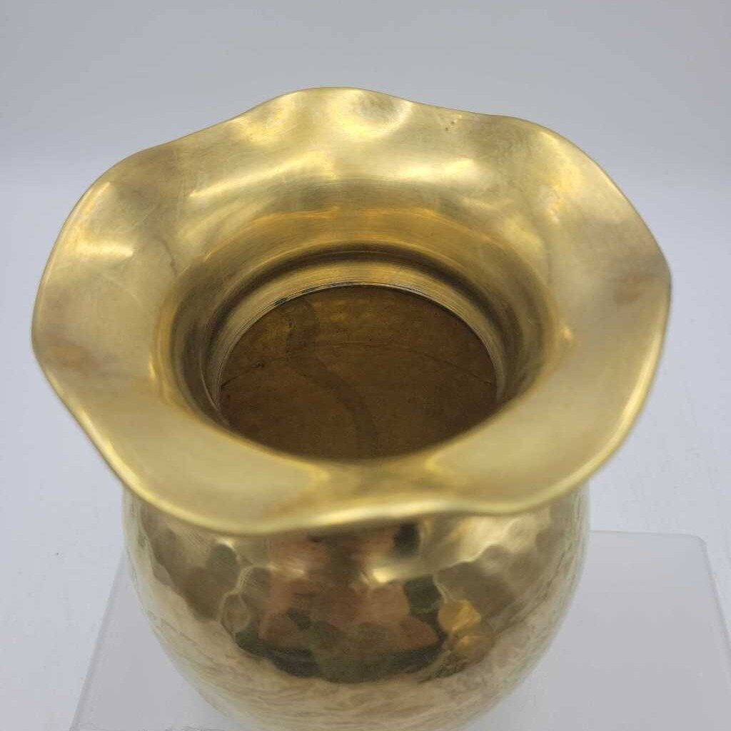 Hammered Brass Vase (LOR)