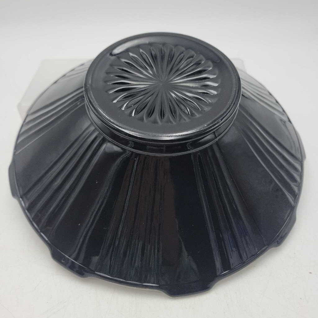 Black Amethyst Bowl Silver Overlay (DS) 3559