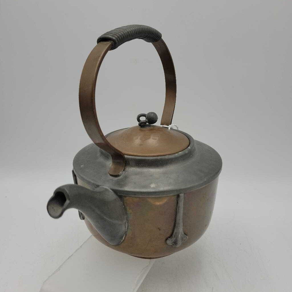 Copper/Pewter Art Deco Kettle (Col #2700)