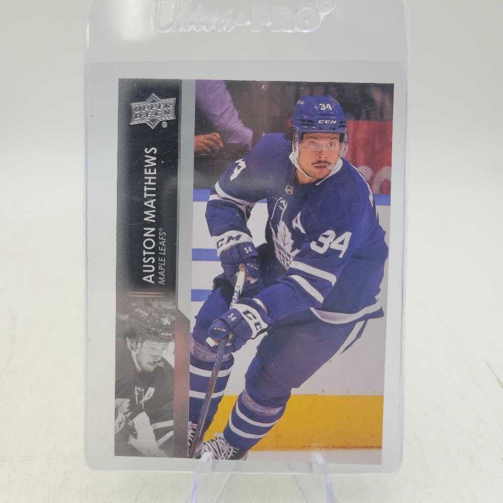 2021-22 Upper Deck Hockey #418 Auston Matthews (JAS) Toronto maple leafs