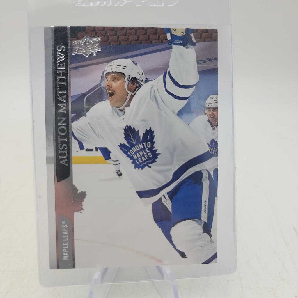 2021 Upper Deck Auston Matthews Card 419 (JAS) Toronto maple leafs