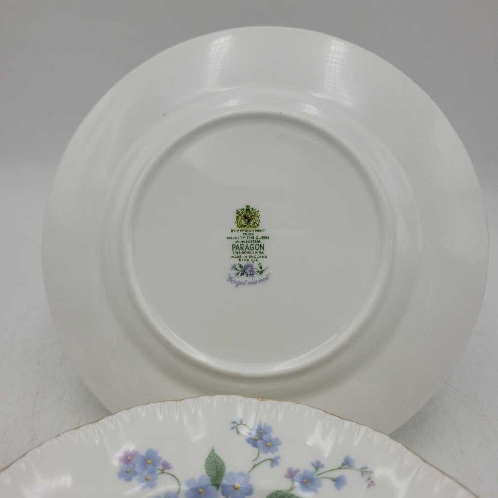 Paragon "Forget me not "8 Bread Plates (DEB)