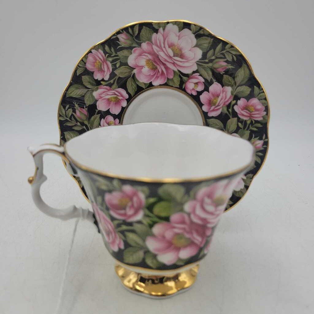 Royal Albert Floral series Rambler Rose Cup and Saucer (DEB)