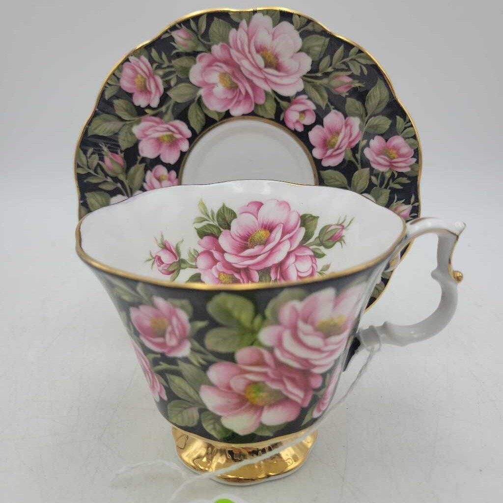 Royal Albert Floral series Rambler Rose Cup and Saucer (DEB)