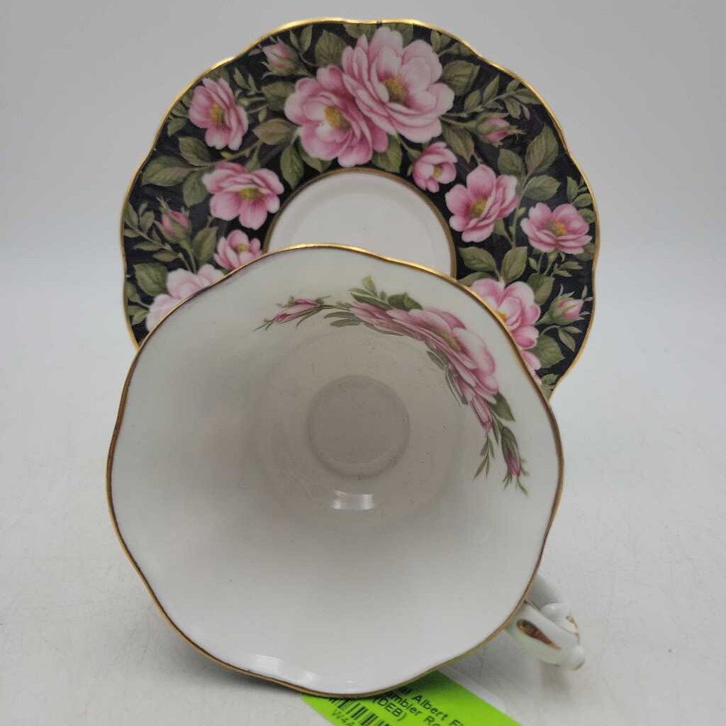 Royal Albert Floral series Rambler Rose Cup and Saucer (DEB)