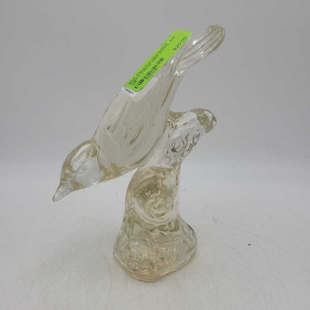 Decortive Glass Bird Figure Yellow tone (RHA)