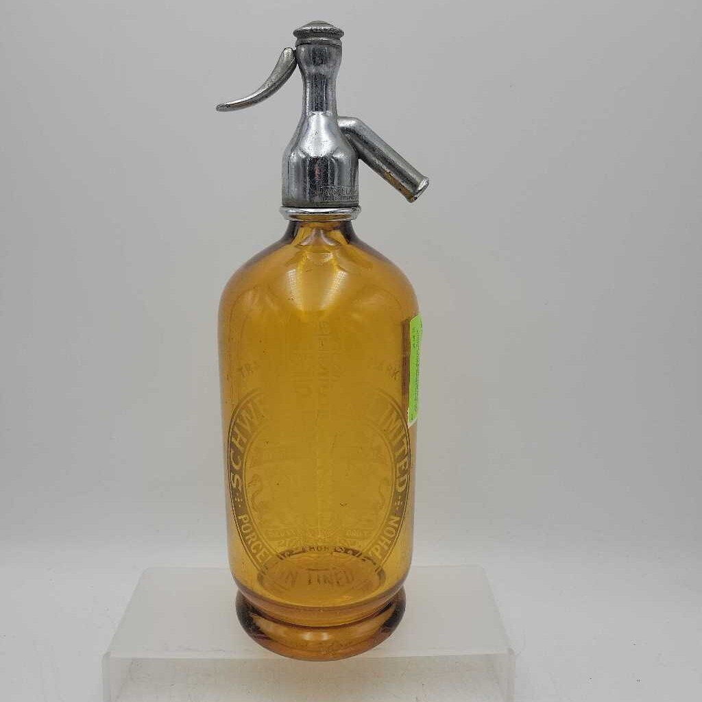 Schweppes Selzer Bottle London Matching top spigot (Jef)