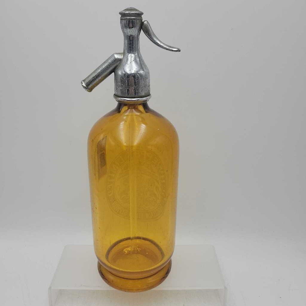 Schweppes Selzer Bottle London Matching top spigot (Jef)