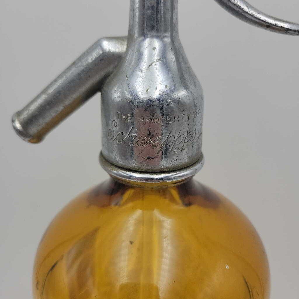Schweppes Selzer Bottle London Matching top spigot (Jef)