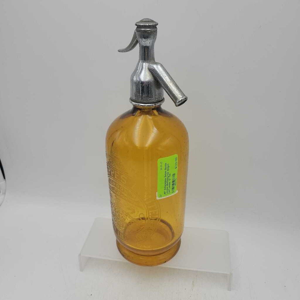 Schweppes Selzer Bottle London Matching top spigot (Jef)