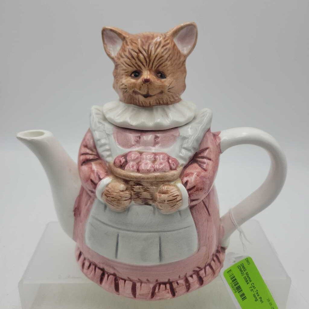 Mama Cat Tea Pot (DMG) 0584