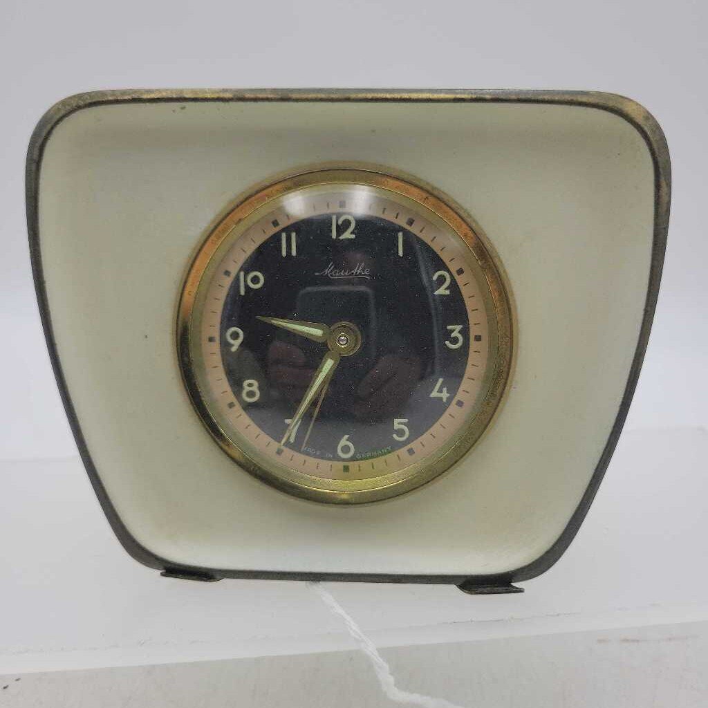 German Wind up Clock Glows in dark Working (M2) # 32