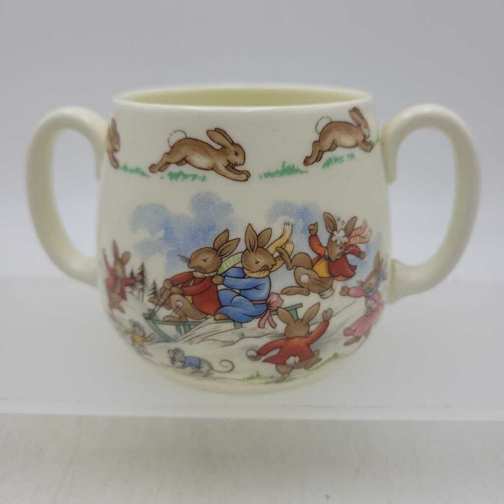 Bunnykins Double Handled cup by Royal Doulton (KAR)