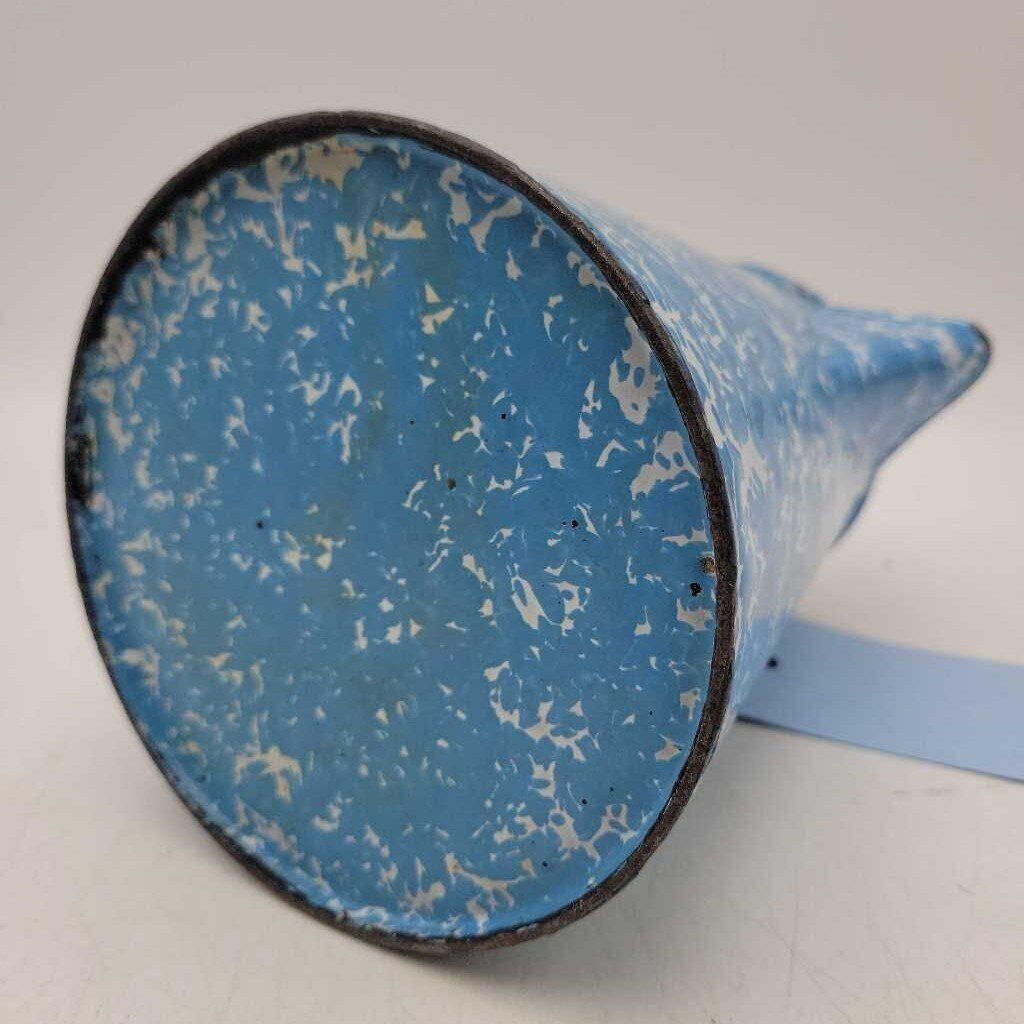 Blue & white porcelain Old enamel ware Pot (DR)